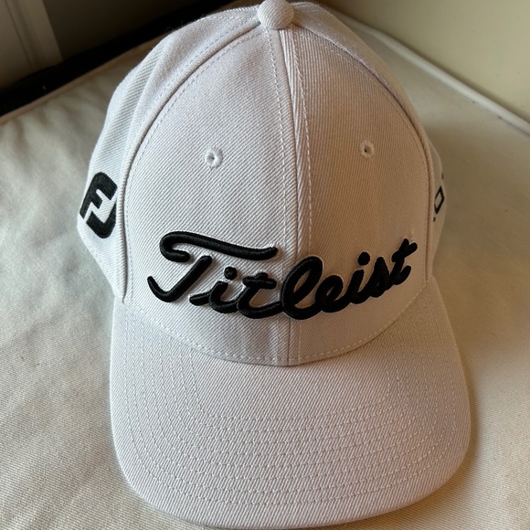 Titleist Other - Used Titleist Pro V1 & Foot-Joy Golf Hat - White